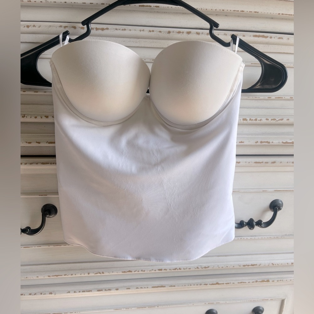 Felina White Strapless Shapewear Bustier
